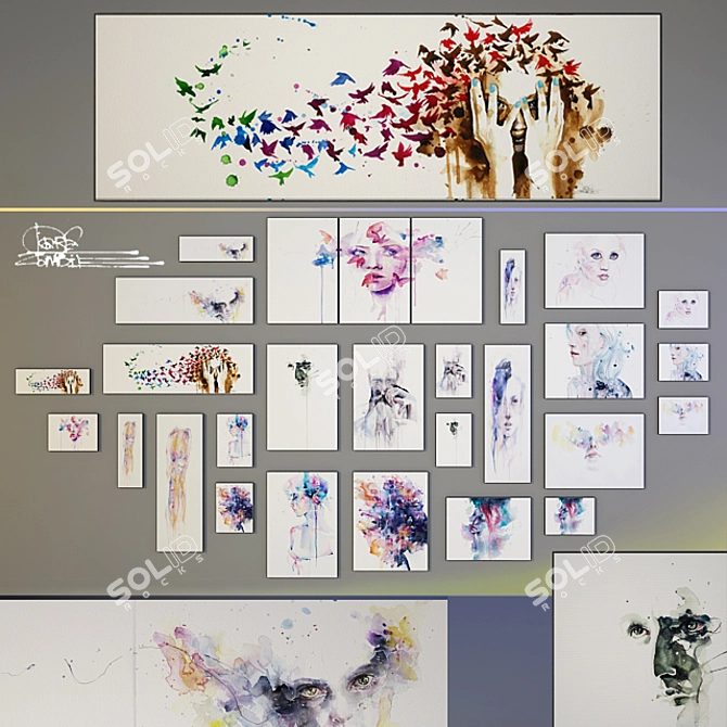 Fabulous Art Prints: High-Quality & Framed 3D model image 1