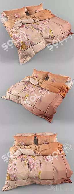 Profi Bed Linen Set 3D model image 1