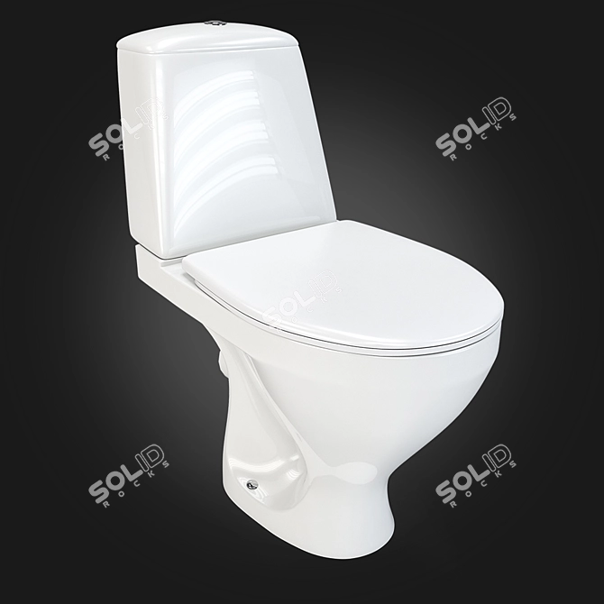 Cersanit Eko Toilet 3D model image 1