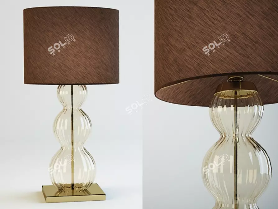 Title: Zonca Onda Desk Lamp 3D model image 1