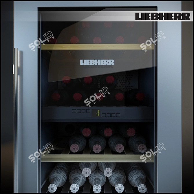 Premium Wine Cabinet - Liebherr 3D model image 1