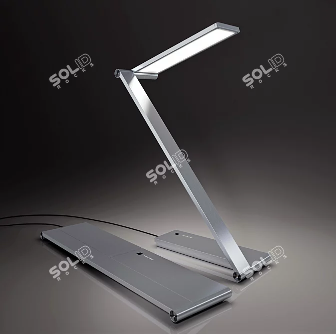 Versatile Light: QIS Design Table Lamp 3D model image 1