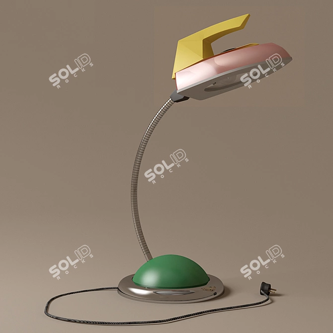 Iron Table Lamp 3D model image 1