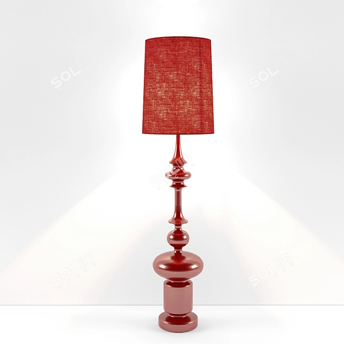 Modern Floor Lamp "King 3D model image 1