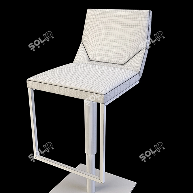 Fenice Golf Bar Stool: Sleek and Stylish 3D model image 3