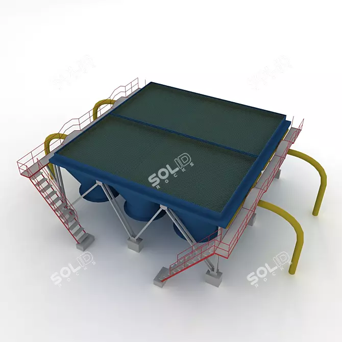 Gas Cooling Installation 3D model image 1