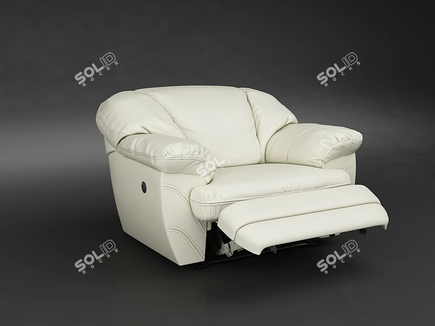 Title: Federico Recliner: Profi Comfort 3D model image 1
