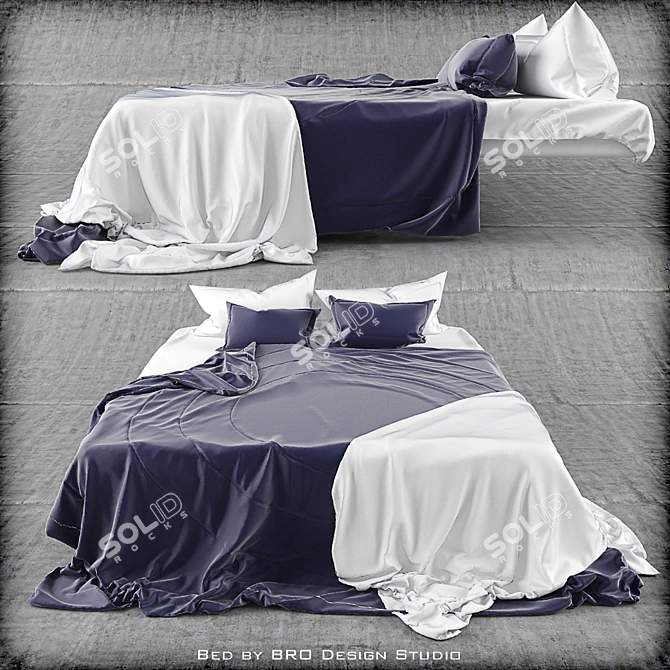 Proficient Bedding Set 3D model image 1