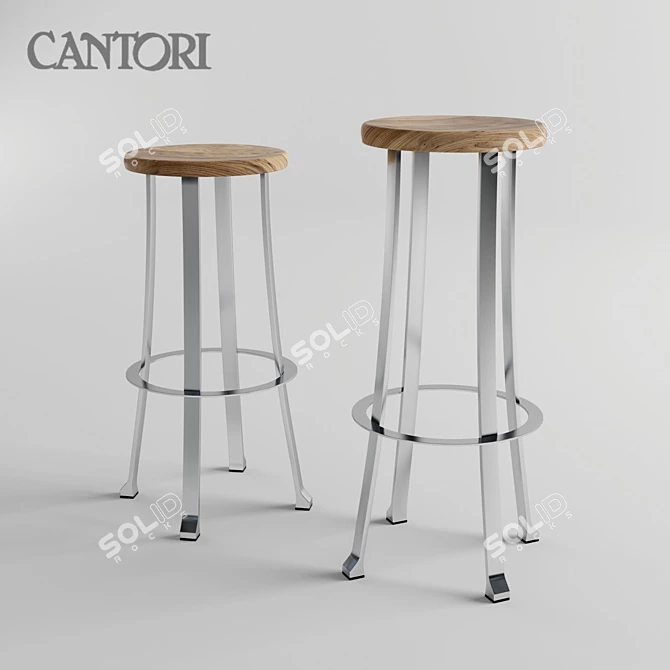 Cantori Divino - Elegant and Stylish Stools 3D model image 1