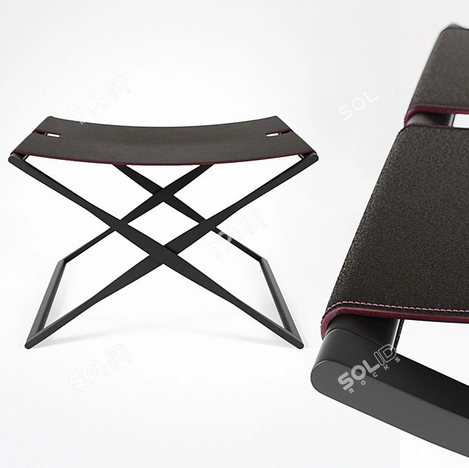 Portable Foldable Seat: ROVER 3D model image 1