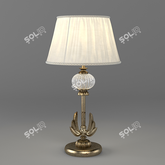 Elegant Renzo Pendant Light 3D model image 1