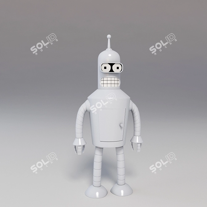 Futurama Bender Toy for Kids 3D model image 1