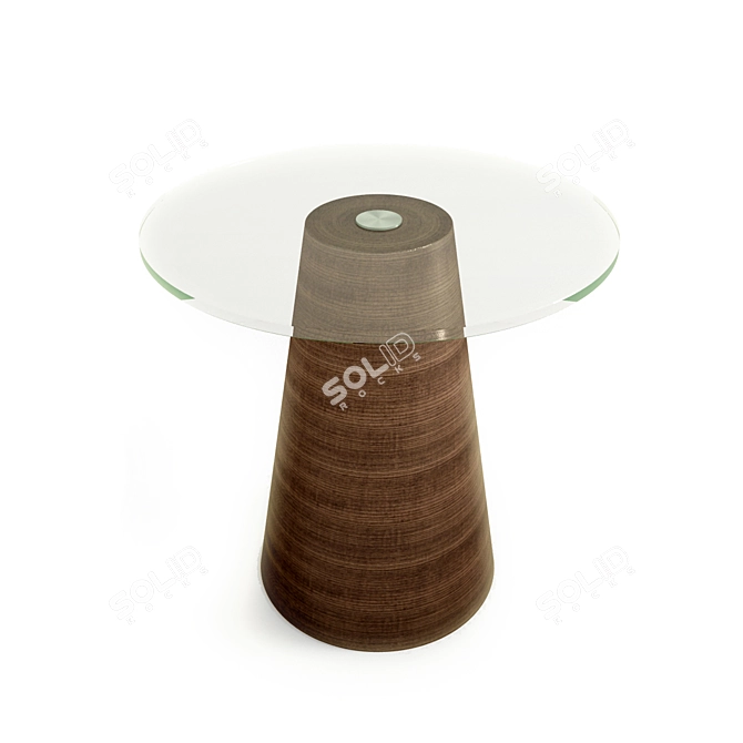 Tan's Original Drum Side Table 3D model image 1