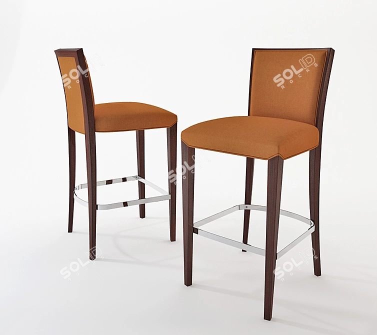 Especial Bar Stool 3D model image 1