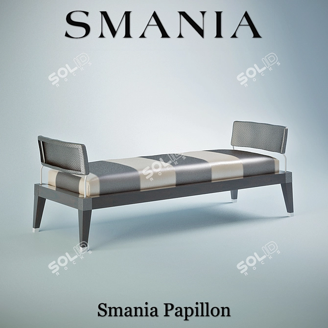 Italian Smania Papillon Couch 3D model image 1