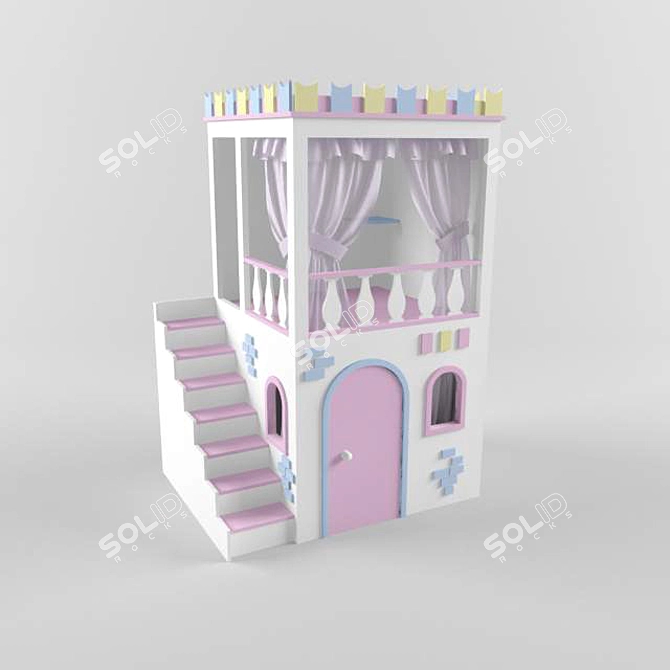 Princess Playhouse: Dream Castle 3D model image 1