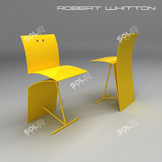 Vintage Whitton Chairs 3D model image 1