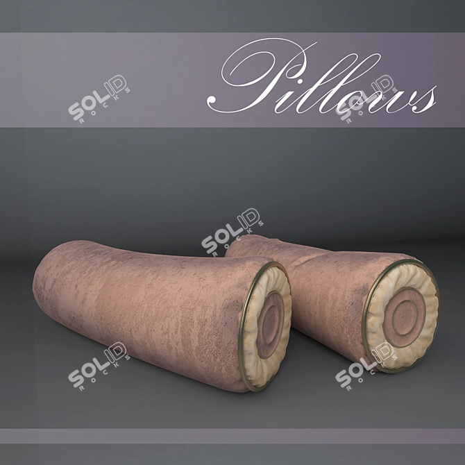 Soft Dreams - Luxury Pillows 3D model image 1