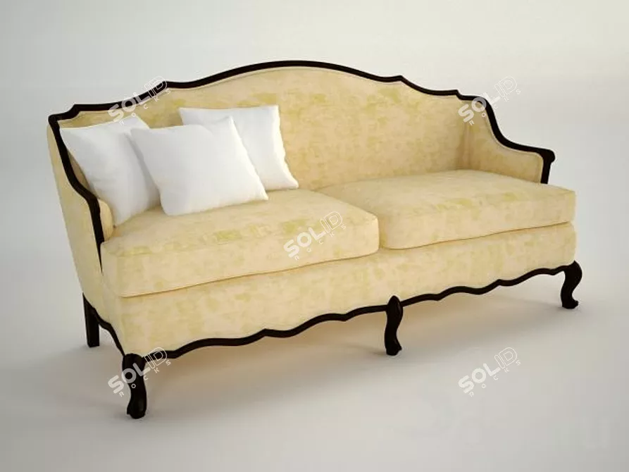 Comfy Cuddle Couch 3D model image 1