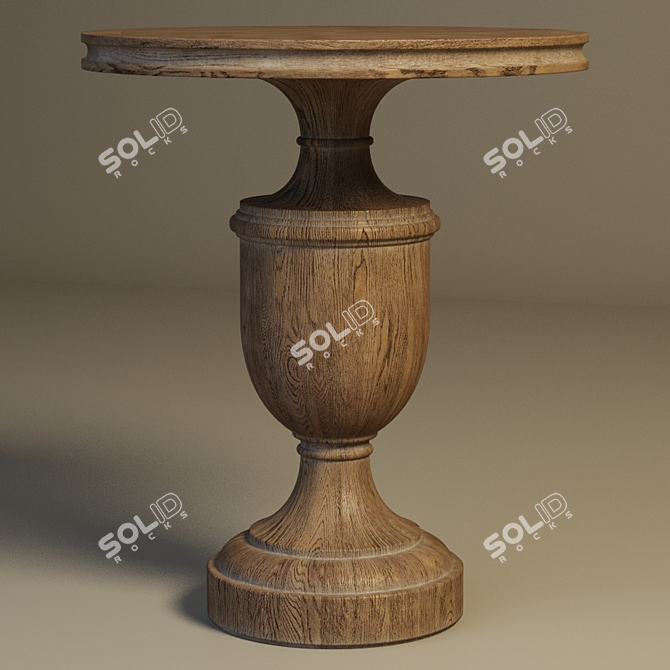 Stylish Sheppey Side Table- 522.005 3D model image 1