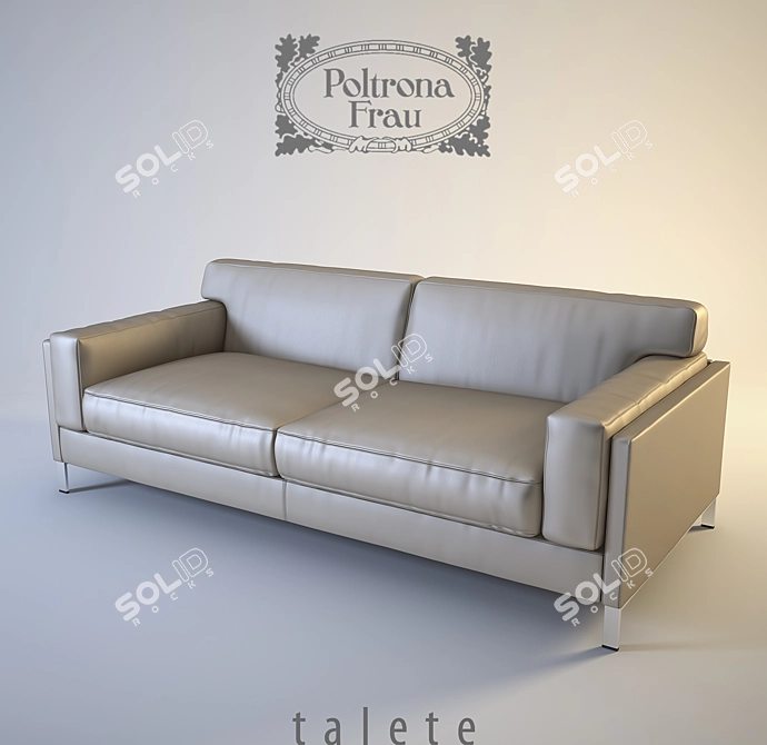 Luxury Talete Sofa: Poltrona Frau 3D model image 1