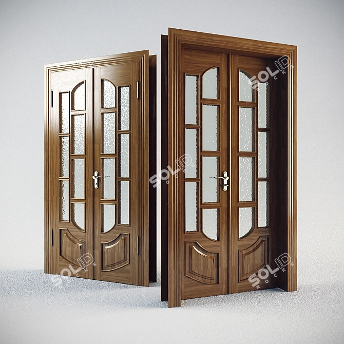 Custom-Made Classic Door 3D model image 1