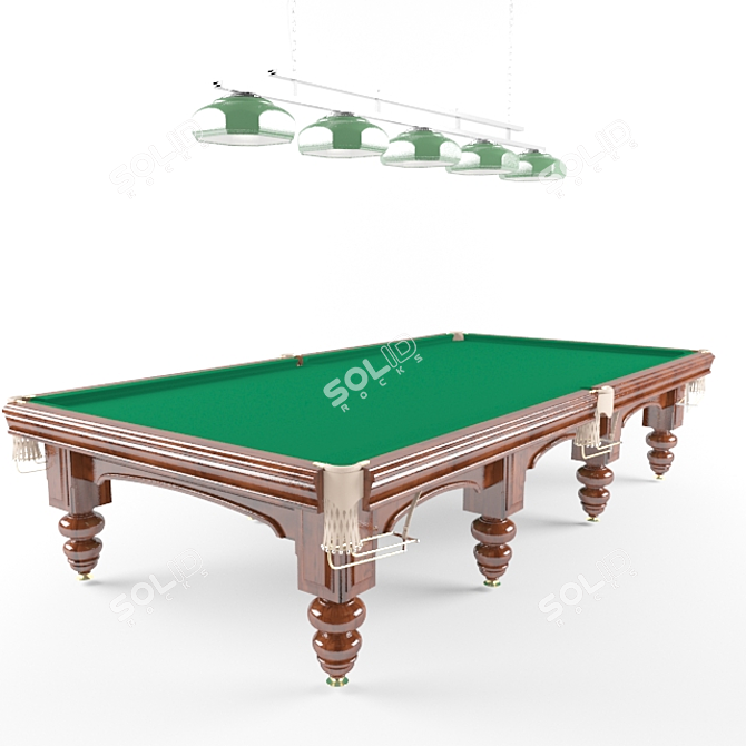 Classic Russian Billiards Tables 3D model image 1