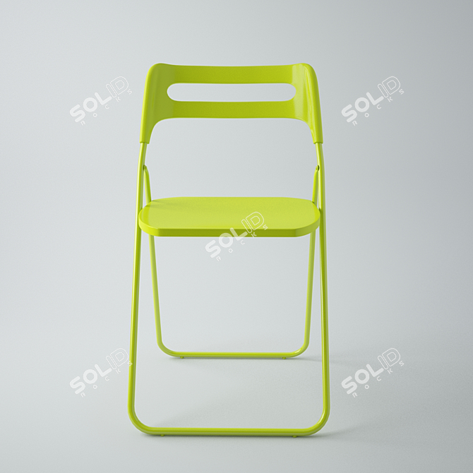Foldable Chair - Ikea Nisse 3D model image 1