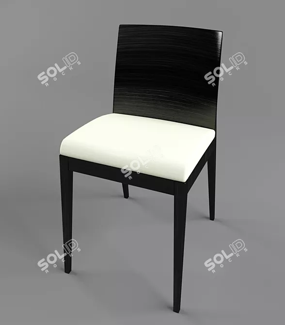 Italian Twig Chair | Modern Design 3D model image 1