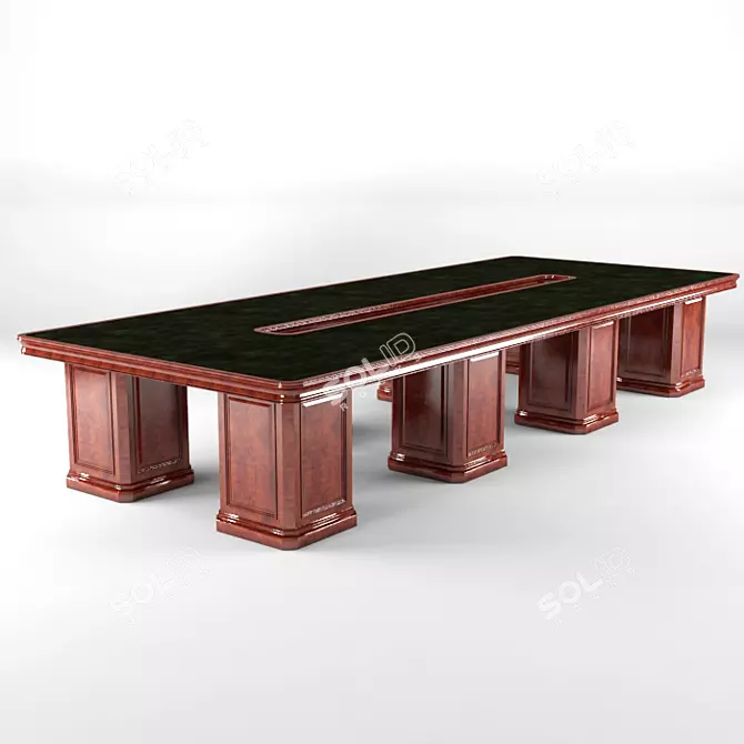 Royal Majesty Meeting Desk 3D model image 1