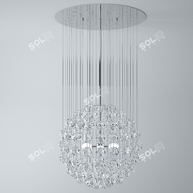 Vibrant Vili Pendant Light 3D model image 1