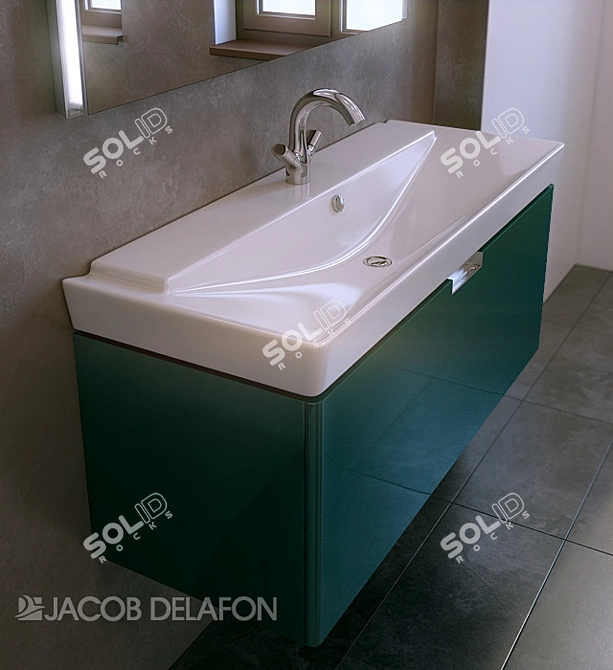 Elegant Jacob Delafon Reve Set 3D model image 1