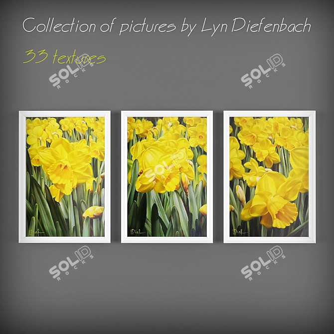 Nature's Palette: Lyn Diefenbach Collection 3D model image 1