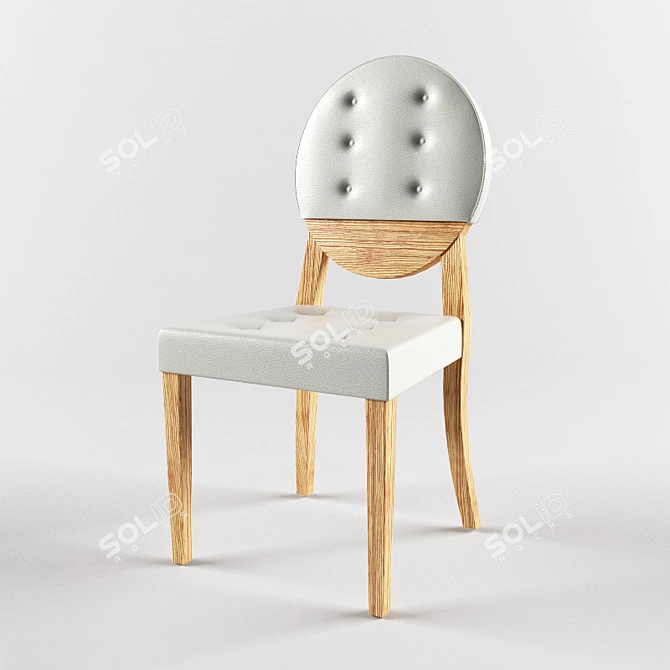 Elegant Calligaris Dining Chair 3D model image 1