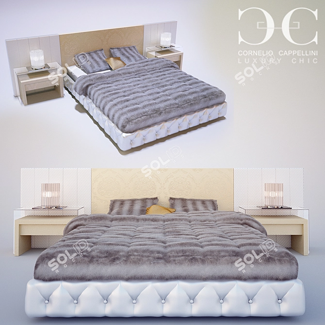 Cornelio Cappellini Joint Bedroom Set 3D model image 1