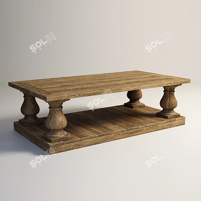 Modern Iver Coffee Table | Gramercy Home 3D model image 1