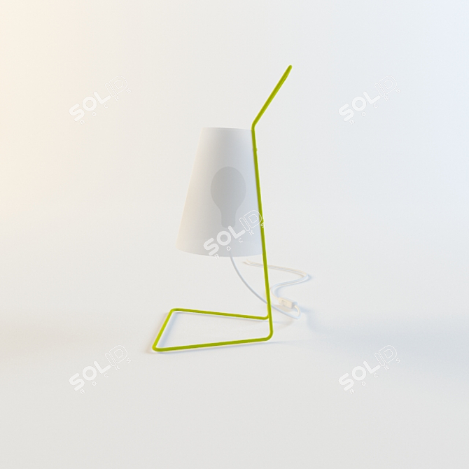 Elegant Italian Cleo Table Lamp 3D model image 1