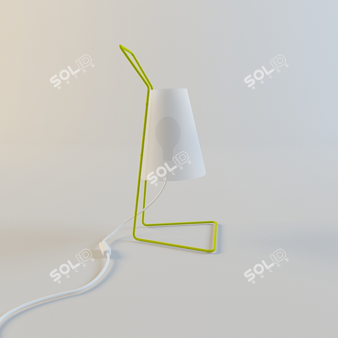 Elegant Italian Cleo Table Lamp 3D model image 3