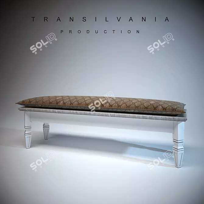 Transylvania Velvet Sofa 3D model image 1