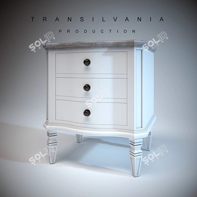 Transilvania Production Nightstand 3D model image 1