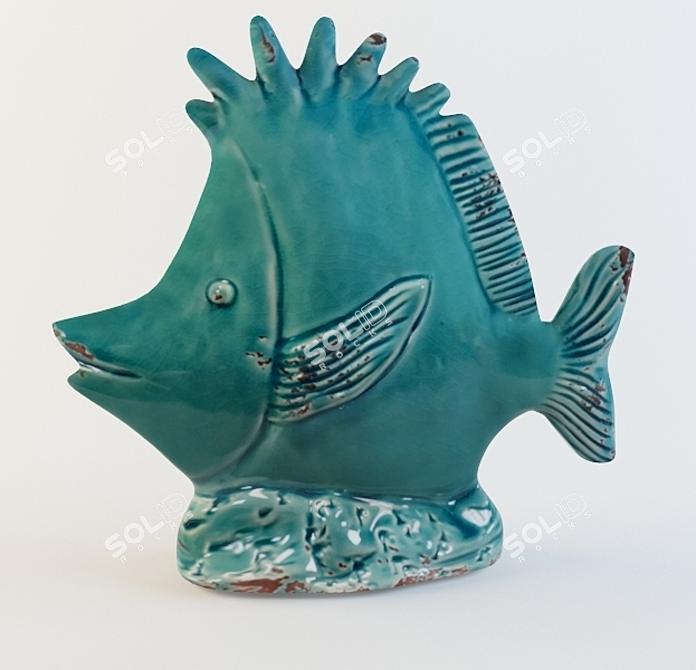 Oceanic Finned Beauty 3D model image 1