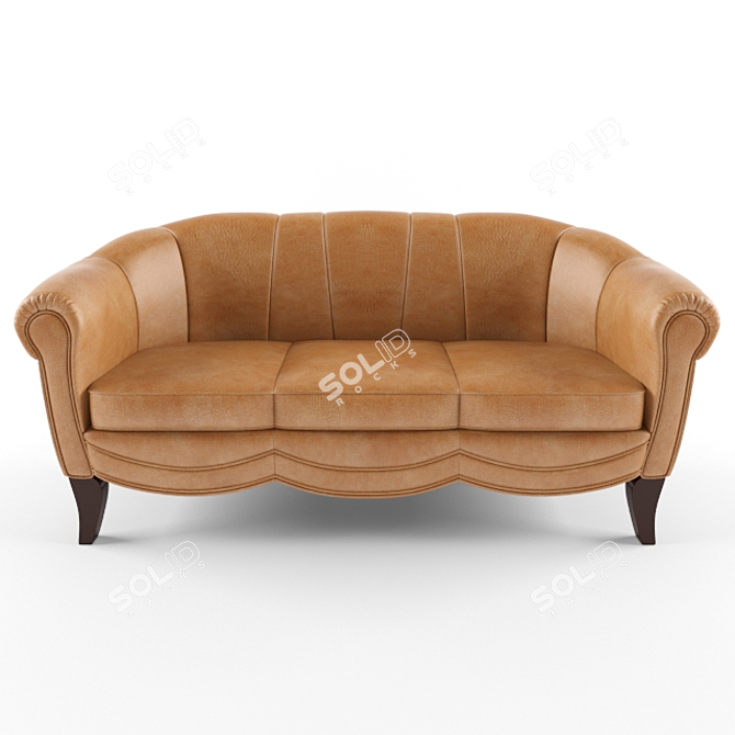 Elegant "York" Sofa by DOBRY STYL 3D model image 1