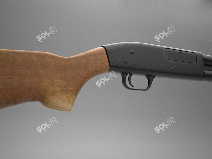 Classic Shotgun 3D model image 2