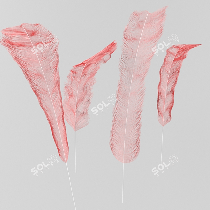 Featherline: Customizable Plumage 3D model image 1