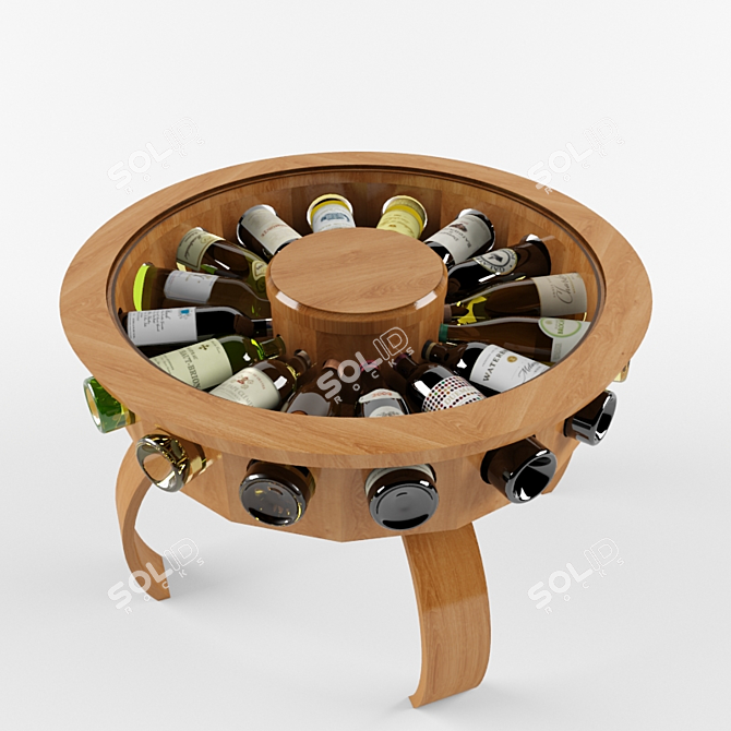 Don Vino Wine Table 3D model image 1