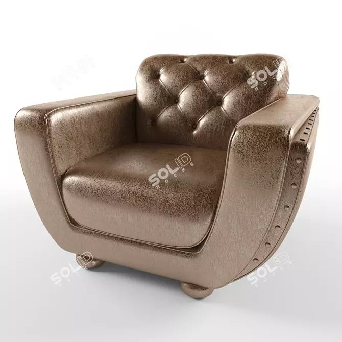 Elegant Helen Kresla Chair 3D model image 1