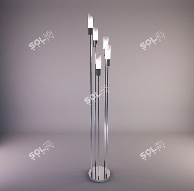 Modern Floor Lamp Lussole LANO 3D model image 1
