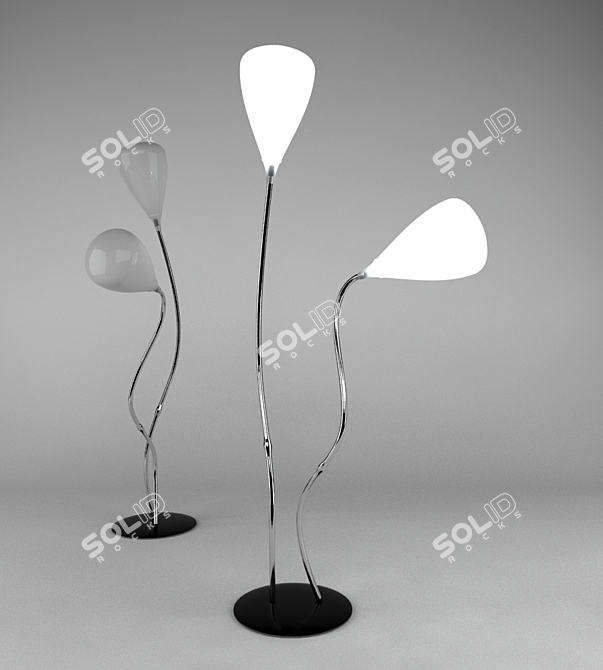 Modern Floor Lamp 3D model image 1