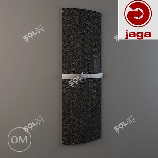 Jaga Geo Vertical Towel Radiator 3D model image 1