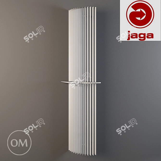 Corner Radiator with Hat Rack - Jaga Iguana 3D model image 1